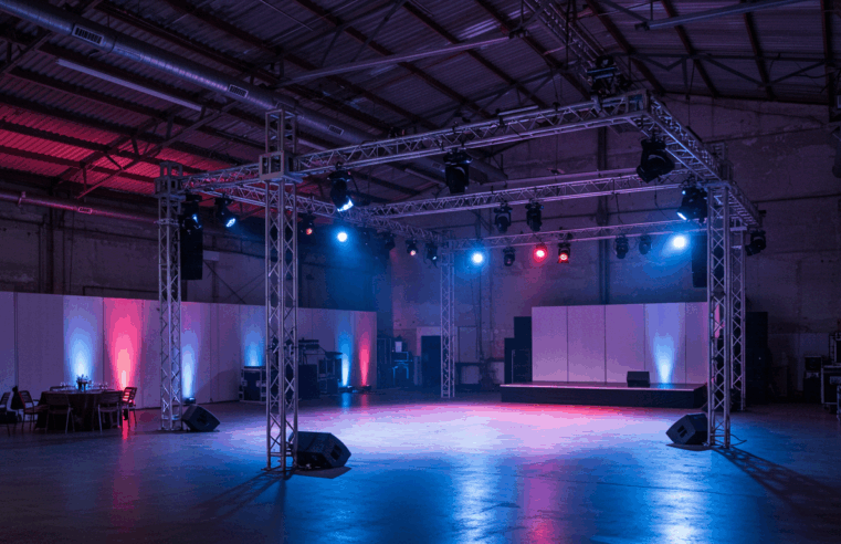 Como o aluguel de estrutura e som para eventos em galpões pode garantir o sucesso do seu evento?