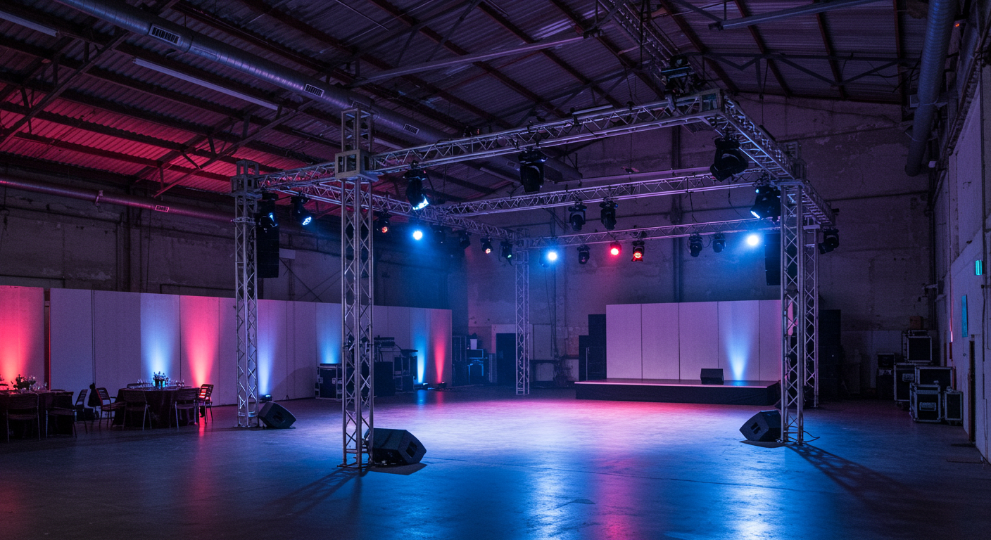 Como o aluguel de estrutura e som para eventos em galpões pode garantir o sucesso do seu evento?